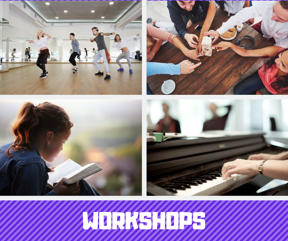 bild på olika aktiviteter