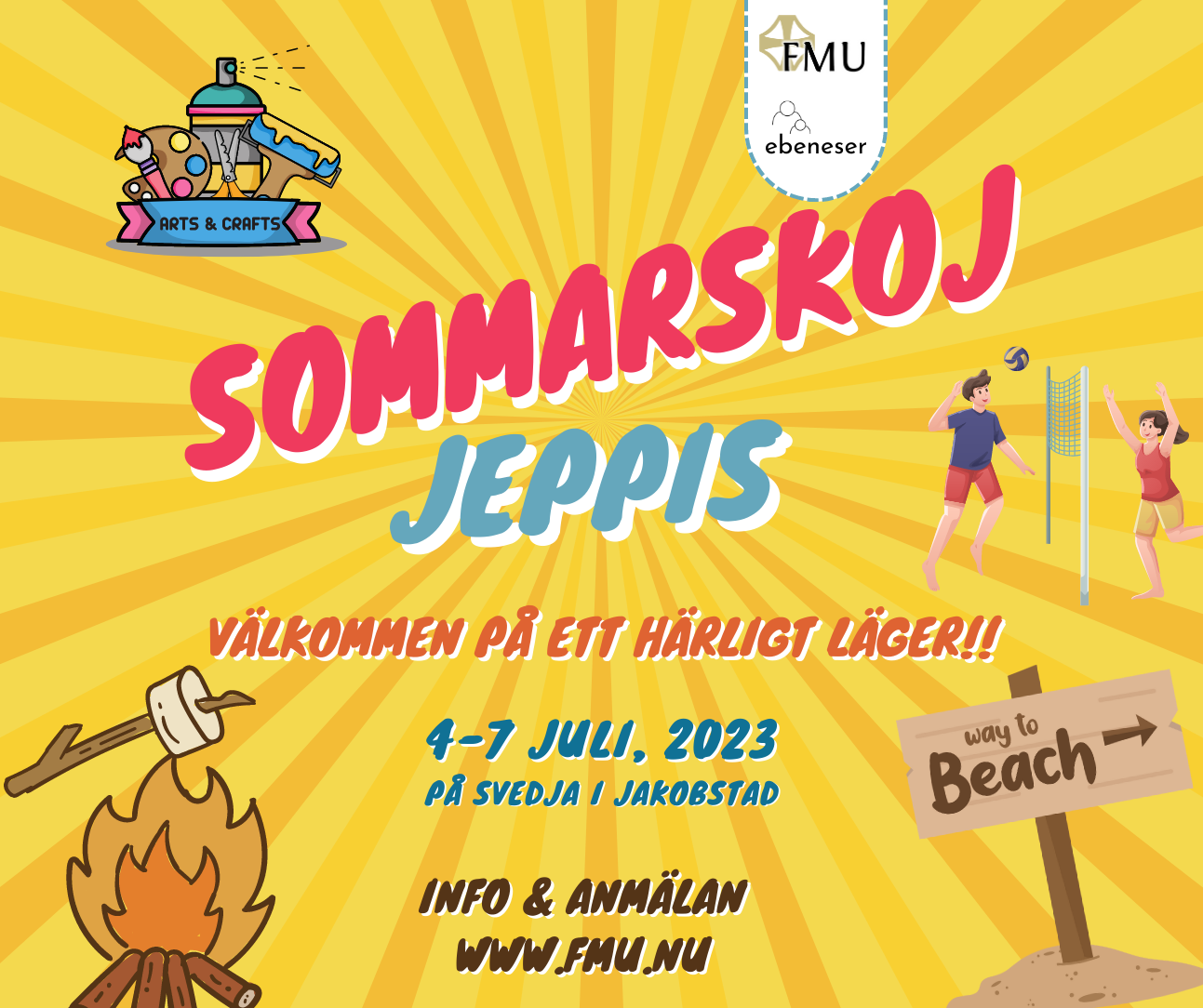 Information om Sommarskoj Jeppis som är den 4-7 juli i Jakobstad